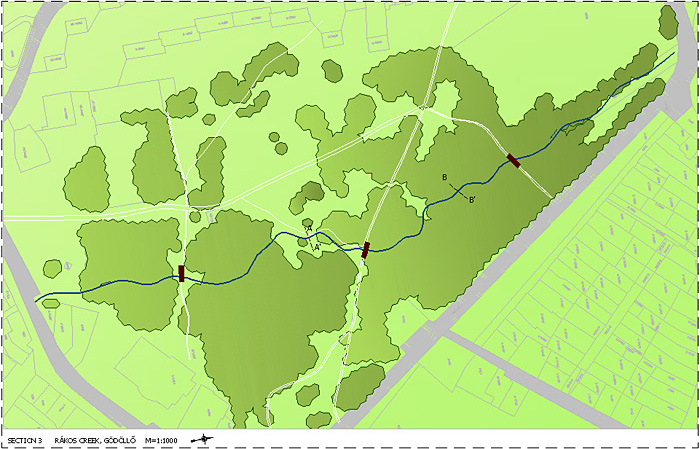 project of rákos creek renaturalization (gödöllö,hu)